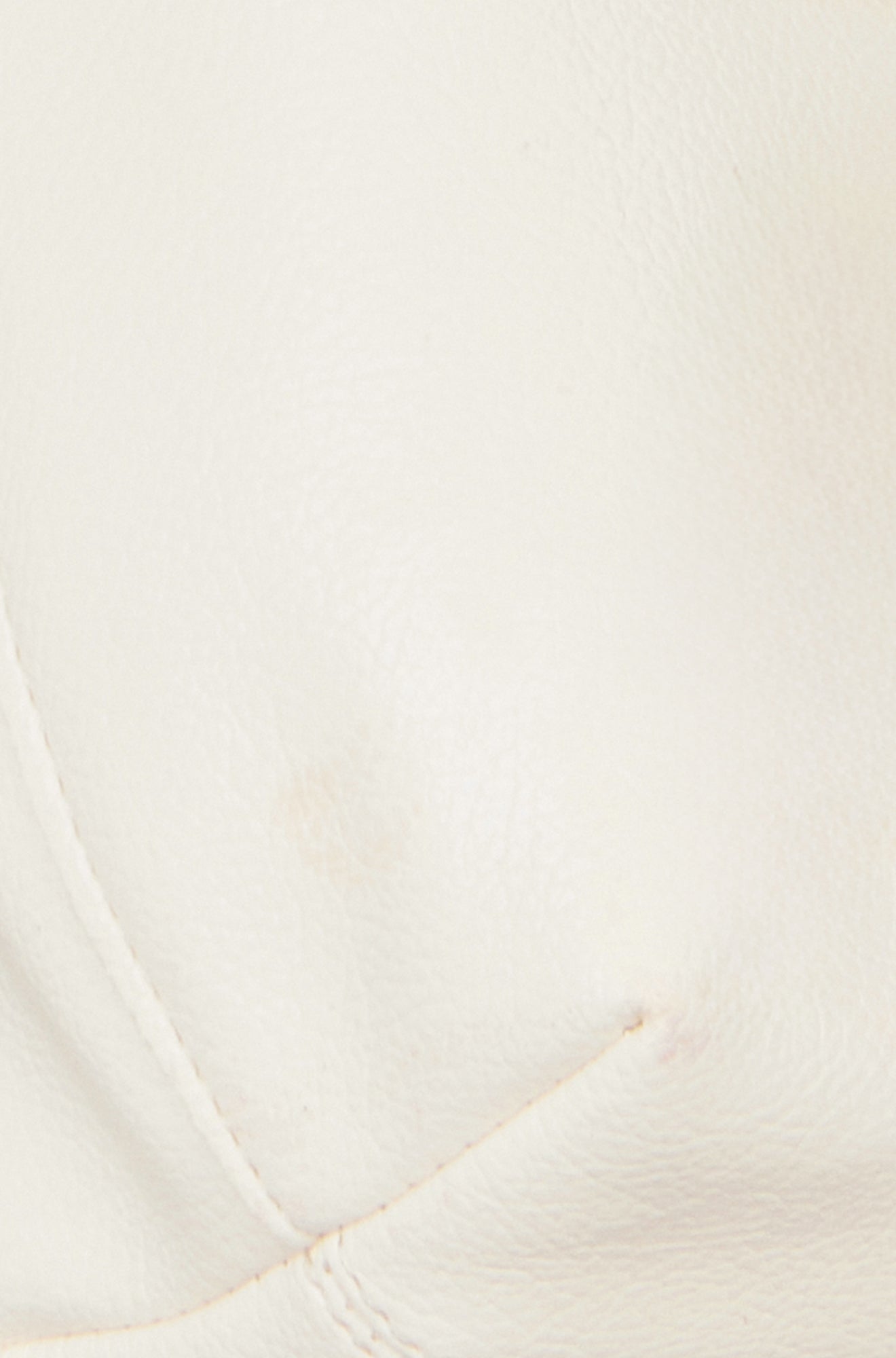 Yumi Ivory Shoulder Scoop Bag With Buckle