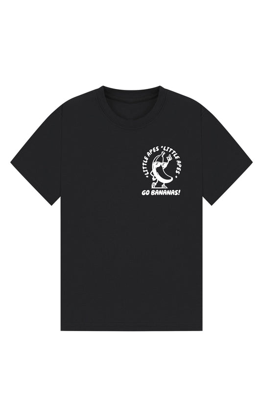 Little Apes Go Bananas Tee - Black