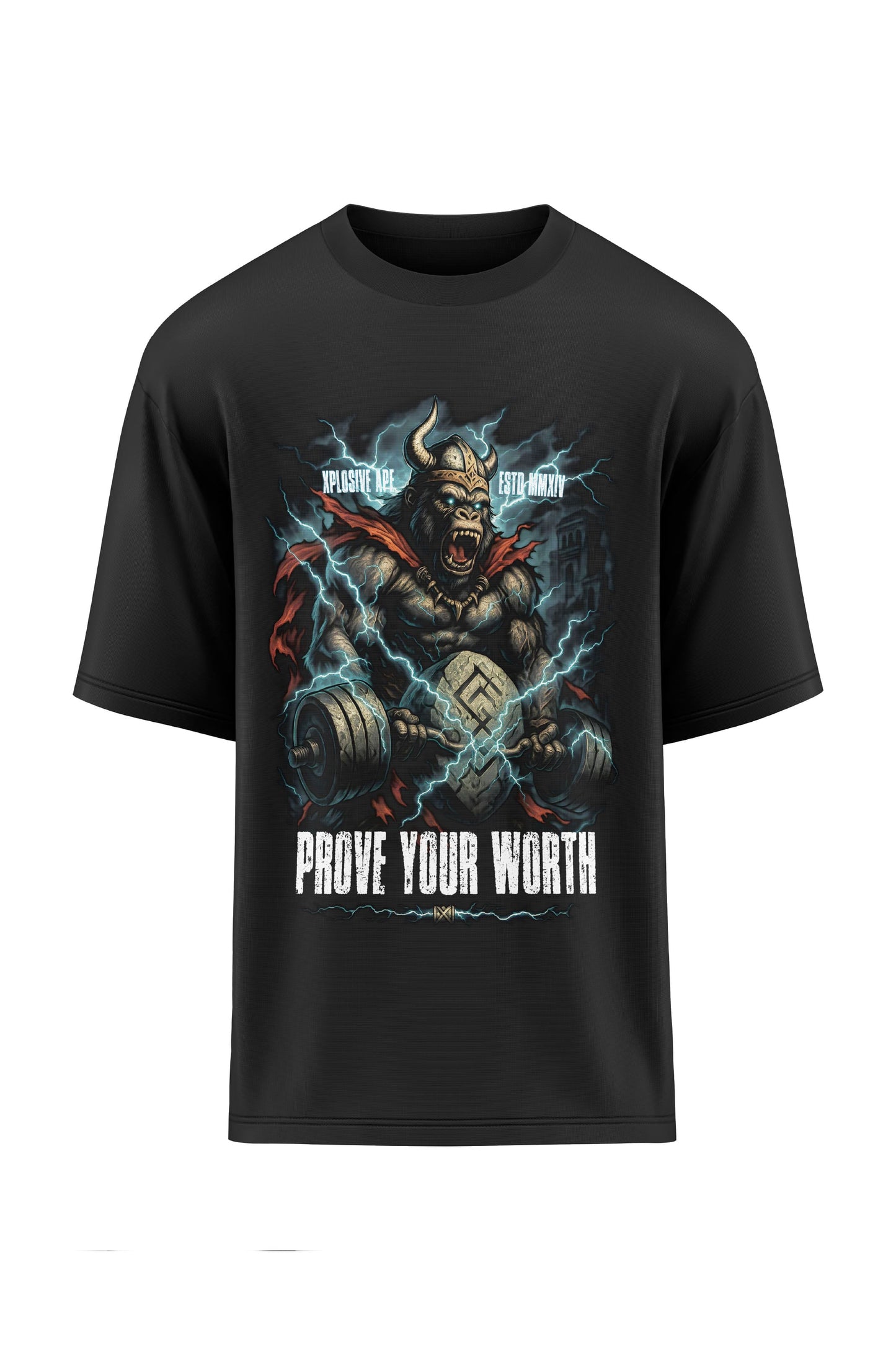 XAPE Prove Your Worth Oversized Tee - Black