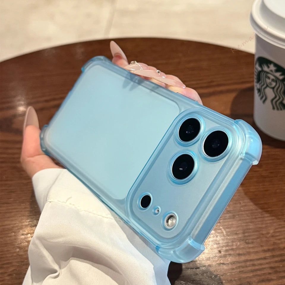 Matte Clear Protective Phone Case for iPhone