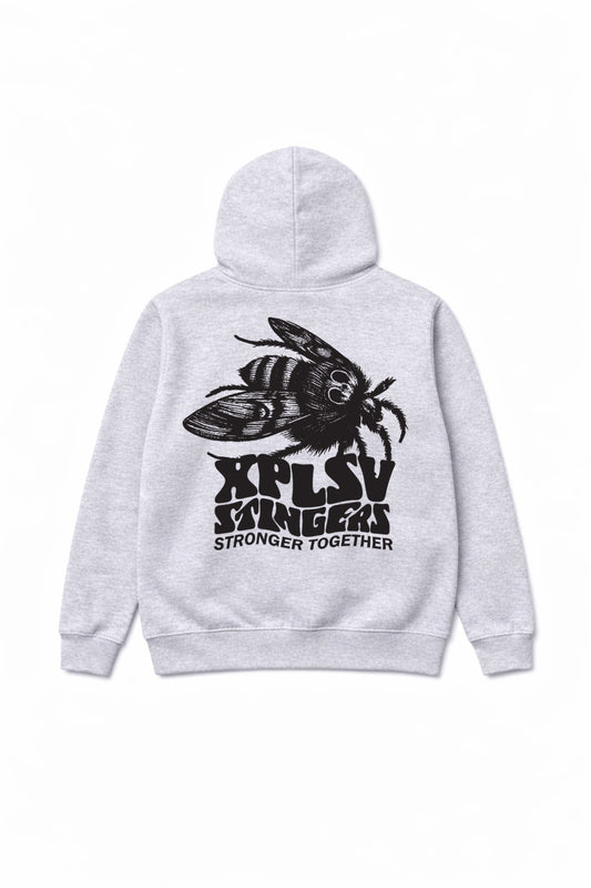 XAPE Stingers Hoodie - Heather Grey