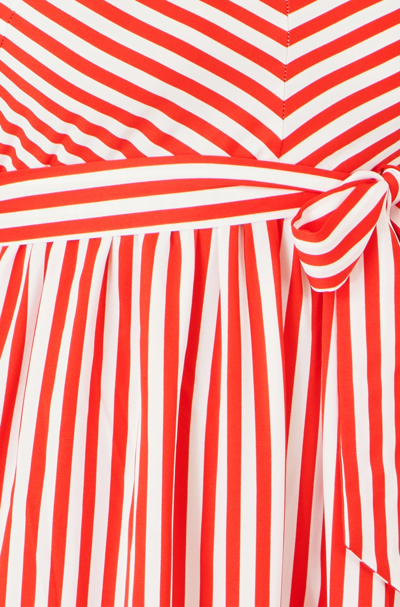 Women’s Yumi Red Stripe Midi Sun Dress
