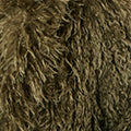 Yumi Green Luxe Long Hair Fur Coat