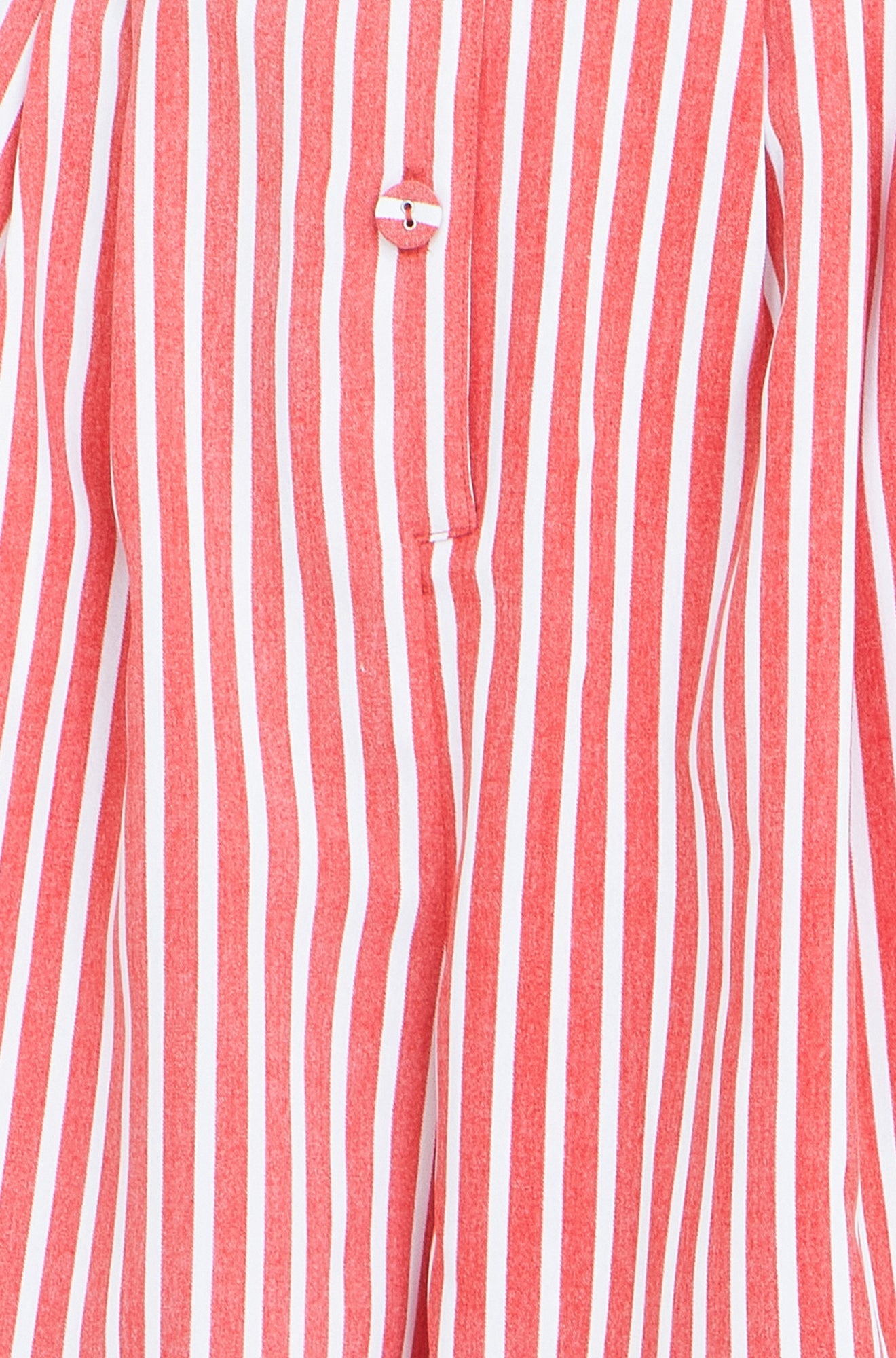 Yumi Red Stripe Retro Playsuit