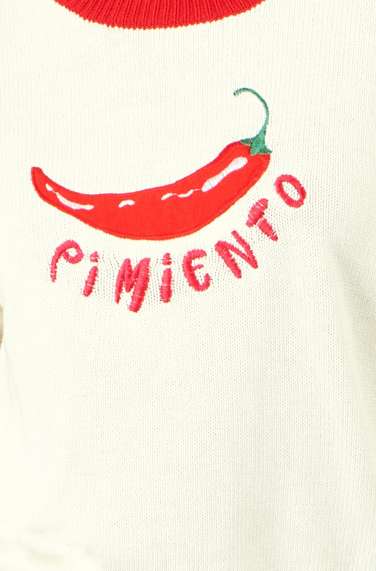 Yumi Ivory Chilli Cotton Knitted Top