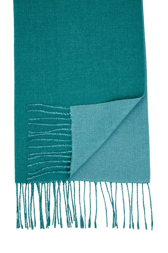 Yumi Blue Two Tone Scarf