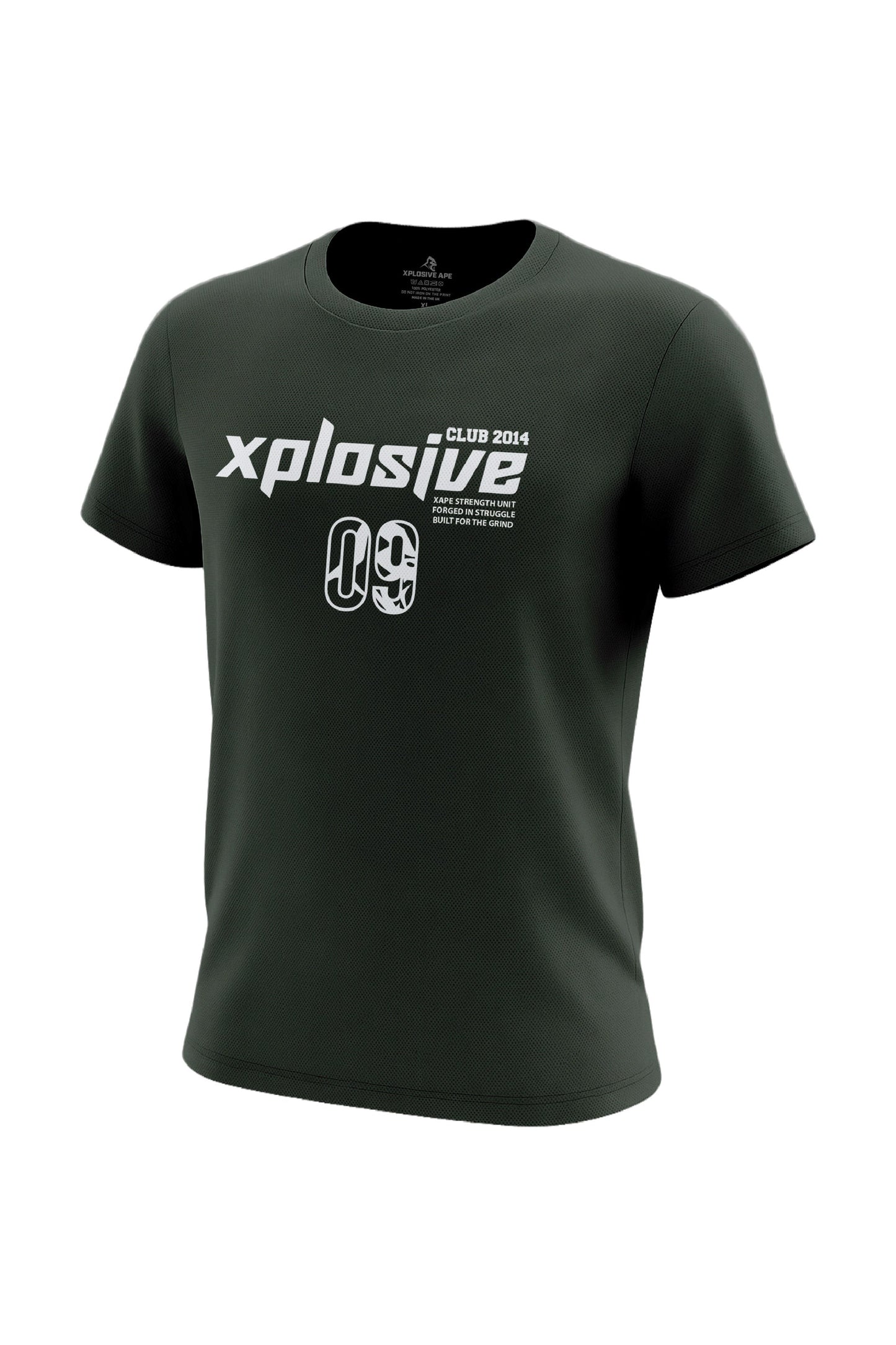 XAPE Strike Force Tech Tee - Forest Green