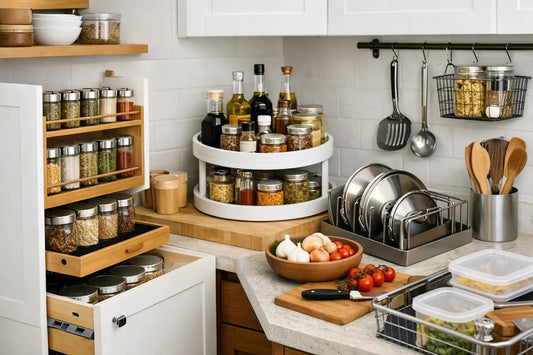 10 Useful Kitchen Storage Accessories for Less Clutter