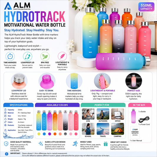 ALM HydroTrack Water Bottle