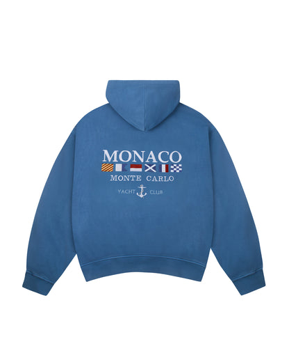 Monaco Heavyweight Hoodie Blue