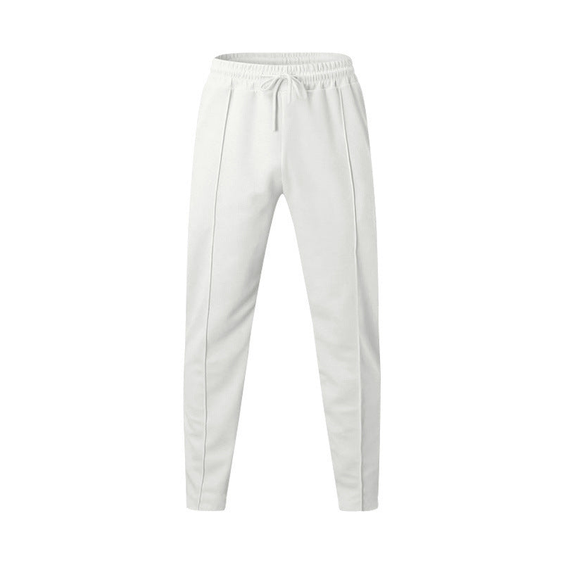 Men’s Relaxed Drawstring Straight-Leg Trousers