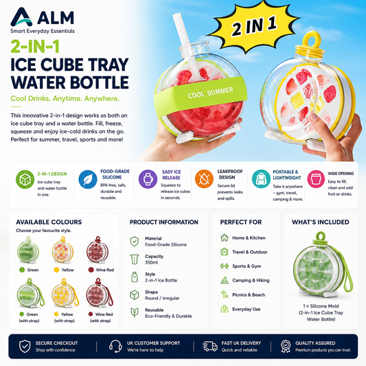 2 In1 Ice Tray And Water Bottle