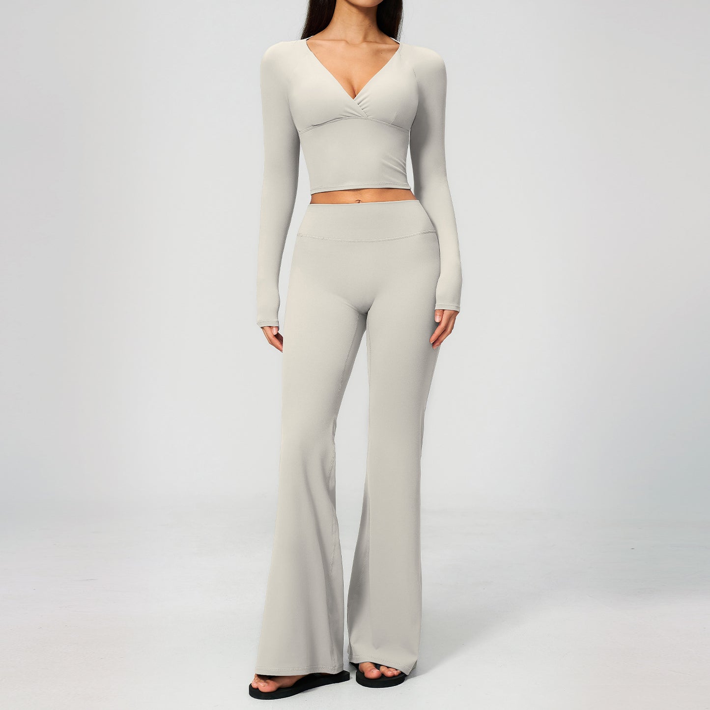 Women’s Creamy Yoga Outfit Set