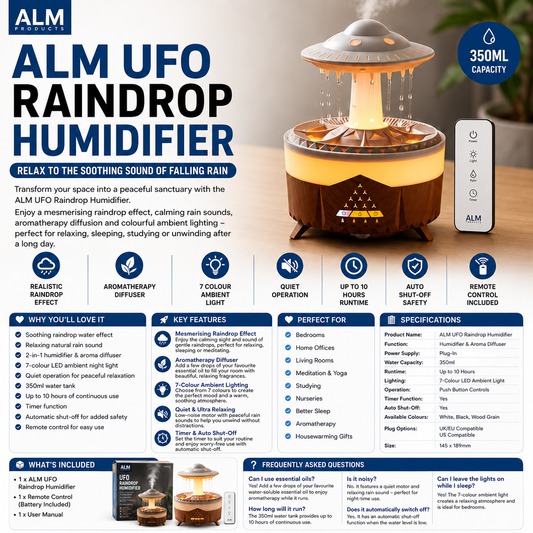 ALM RainCloud Aroma Humidifier