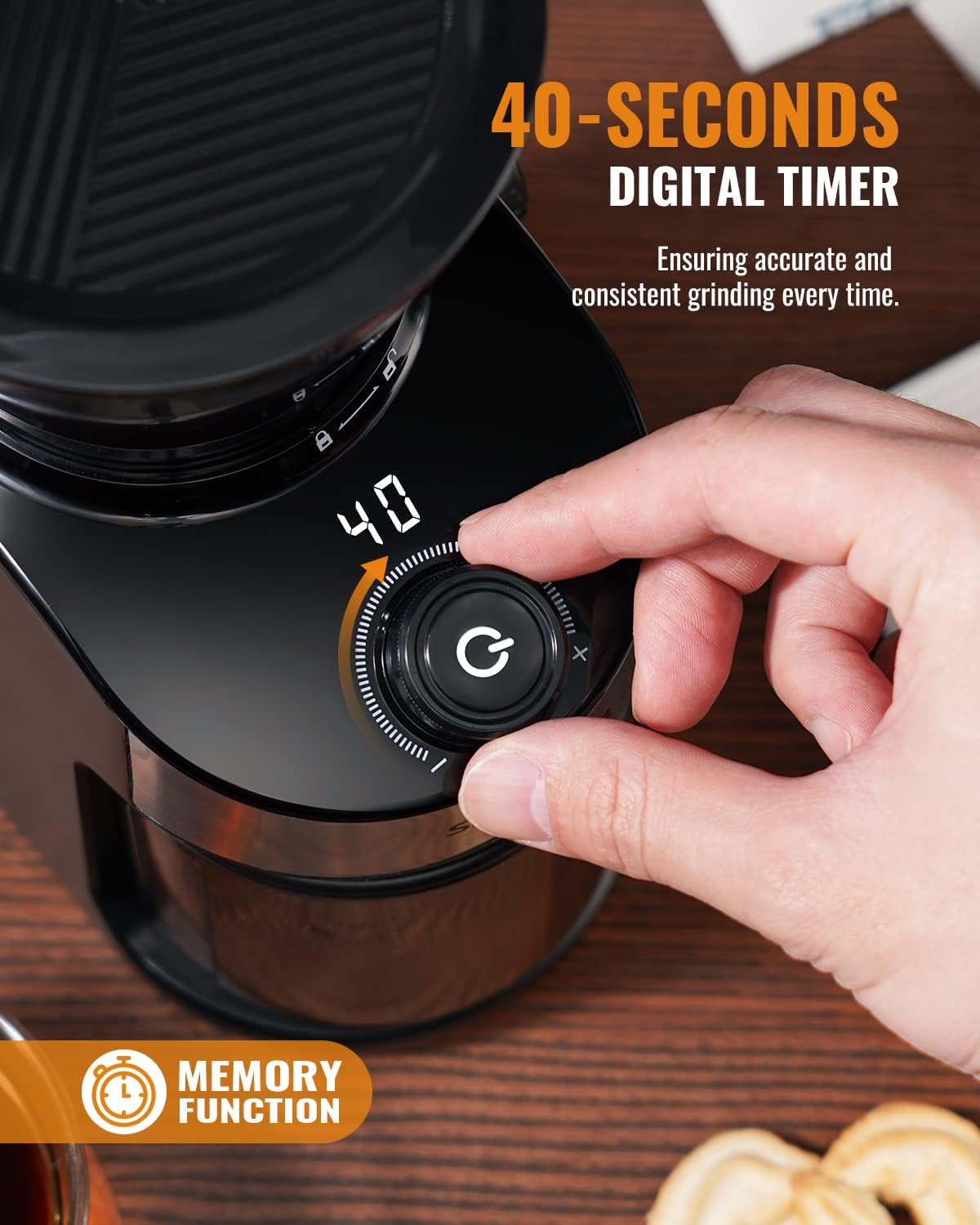 ALM GrindPro Electric Coffee Grinder
