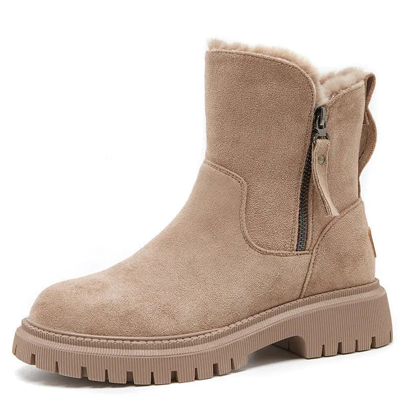 Women's Thick Cotton Furry Boots