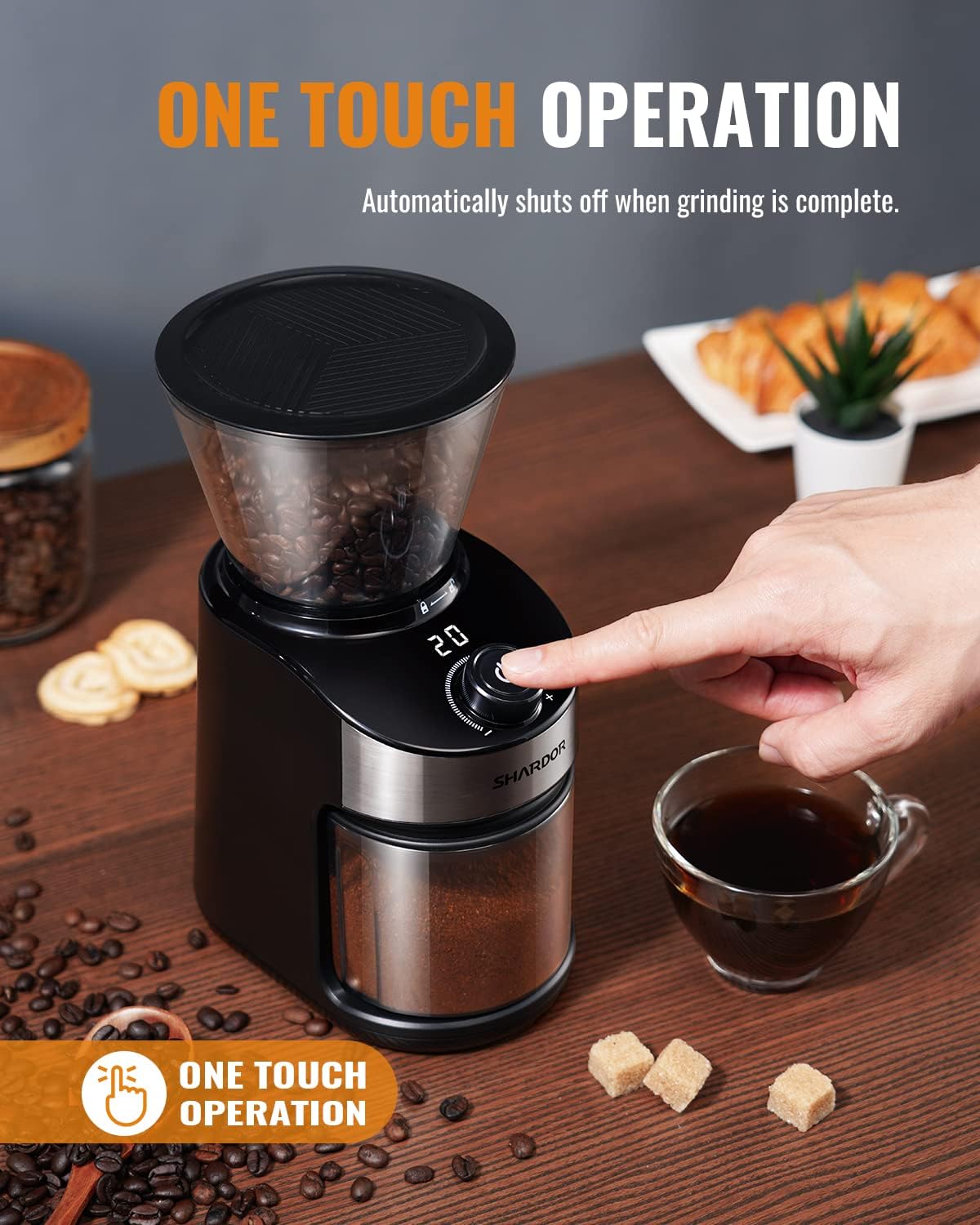 ALM GrindPro Electric Coffee Grinder