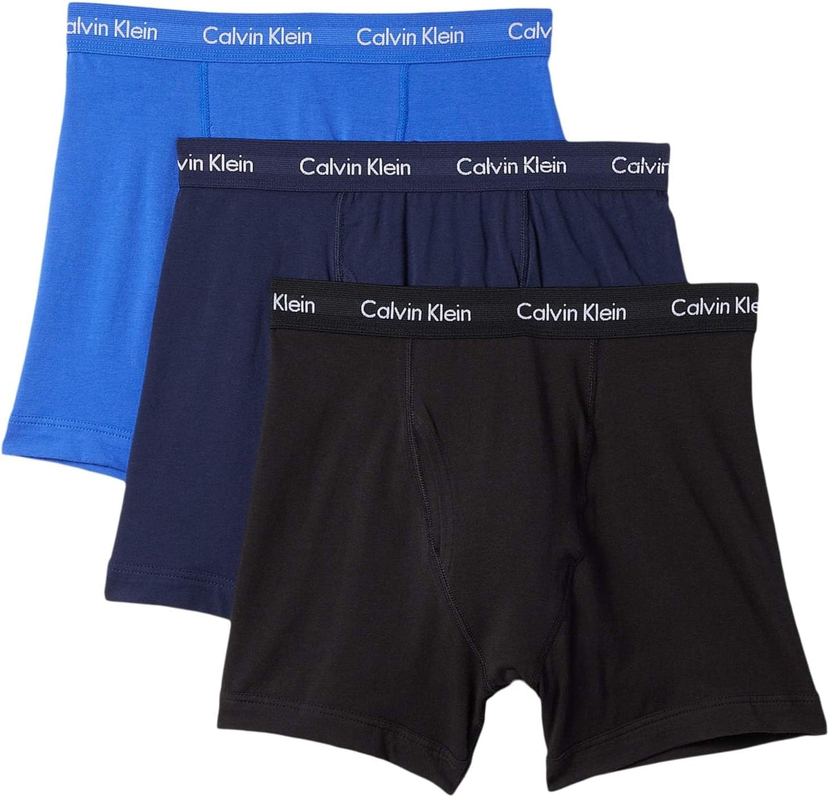 Calvin Klein Men’s 3 Pack Trunks with Logo Waistband