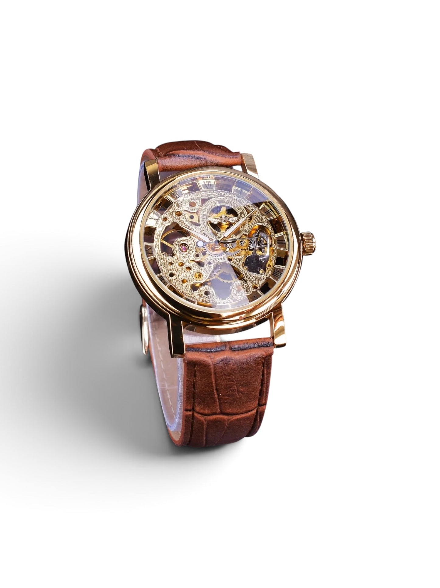 Men’s Winner Luxury Leather Strap Watch