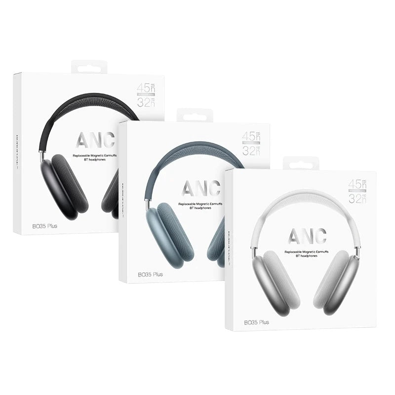 BOROFONE Wireless Bluetooth Over-Ear Headphones