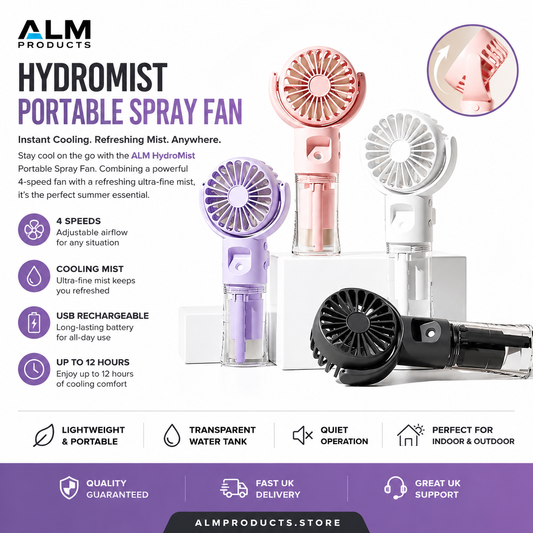 ALM HydroMist Pro Portable Spray Fan