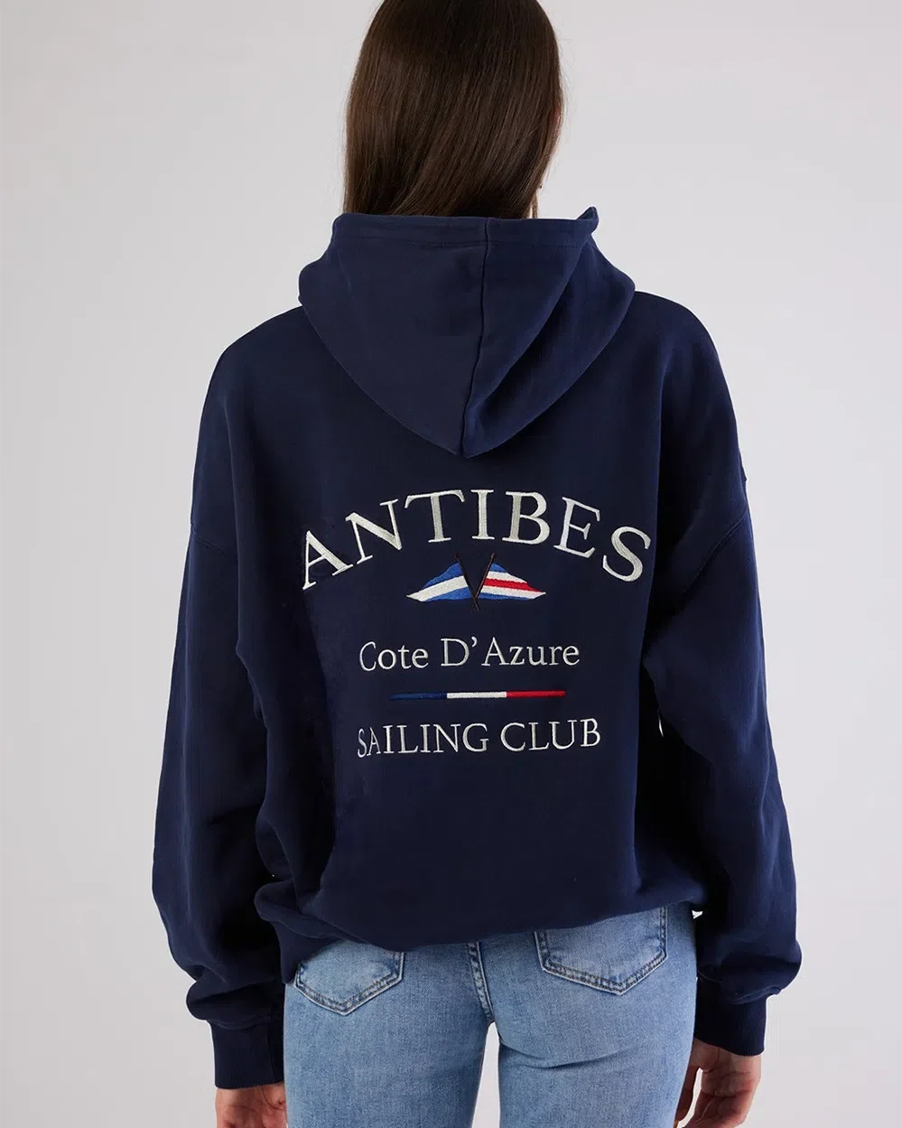 Antibes Heavyweight Hoodie Navy