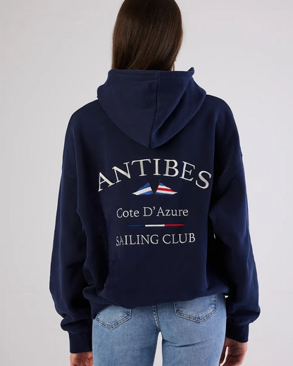 Antibes Heavyweight Hoodie Navy