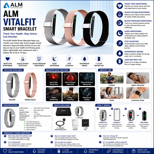 ALM VitalFit Smart Bracelet