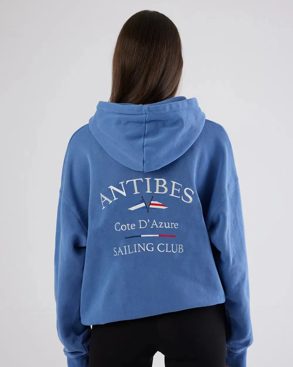 Antibes Heavyweight Hoodie Blue