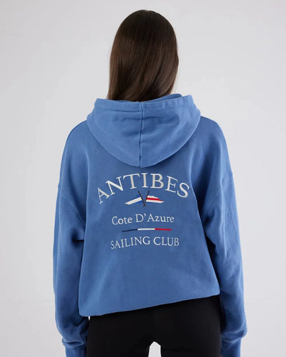 Antibes Heavyweight Hoodie Blue