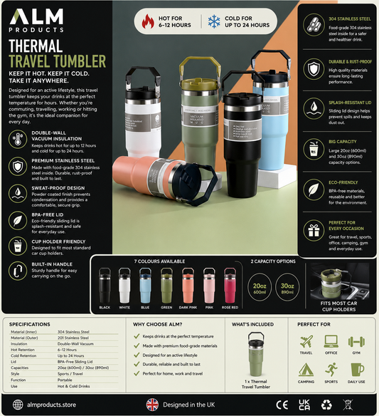 ALM Thermal Travel Tumbler