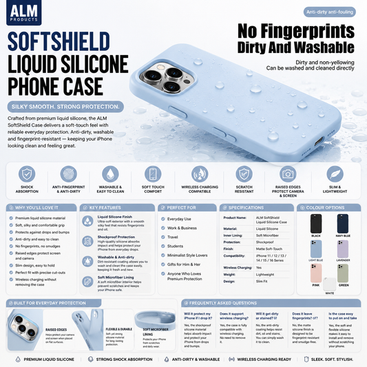 ALM SoftShield Liquid Silicone Case