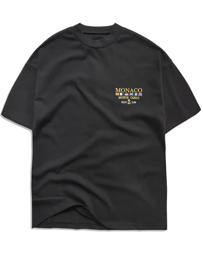 Monaco Small Logo T-Shirt Black