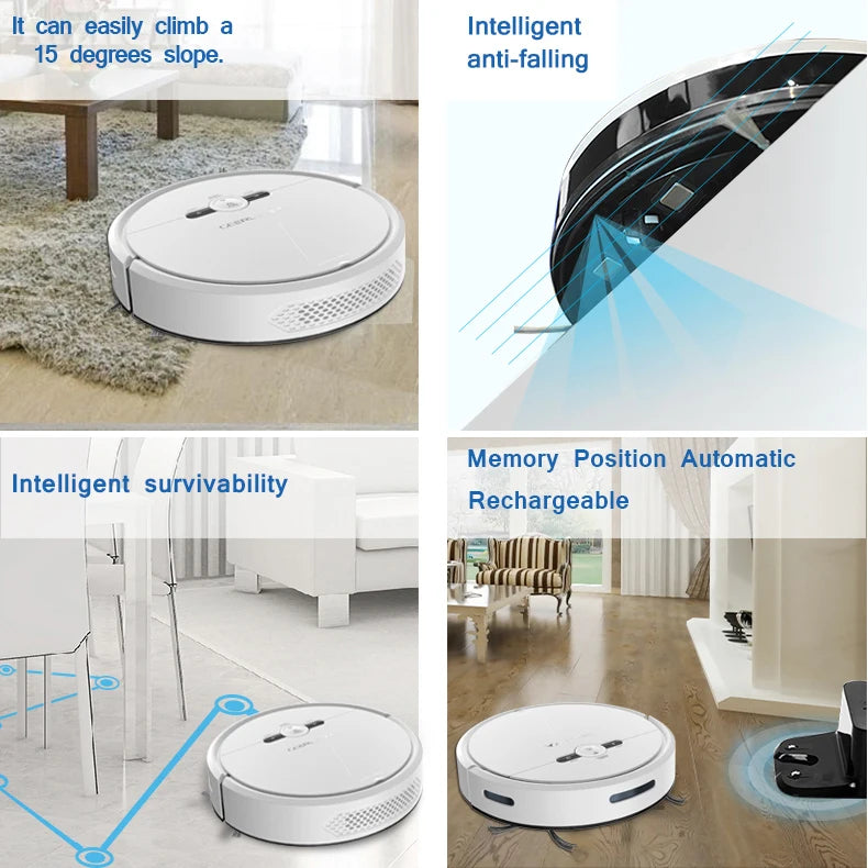 WiFi Alexa Voice Control Robotic Vacuum Cleaner