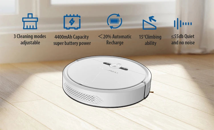 WiFi Alexa Voice Control Robotic Vacuum Cleaner