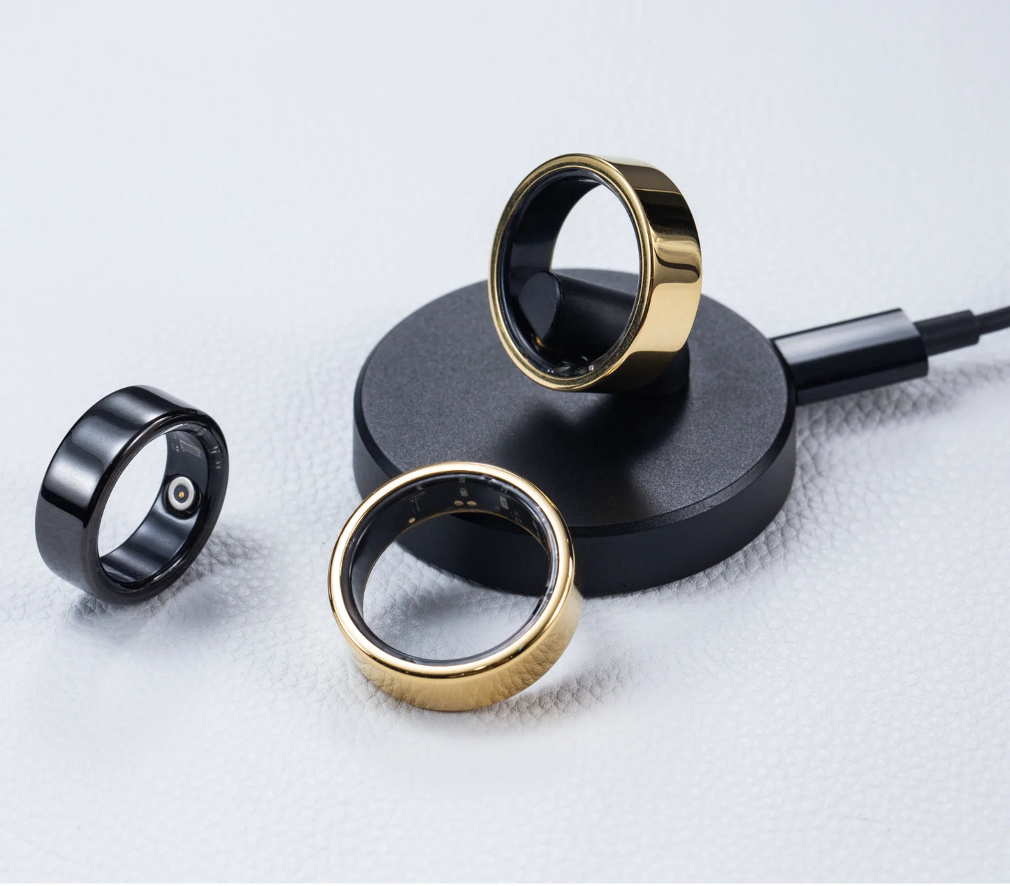 Amovan Titanium Smart Health & Fitness Tracking Ring