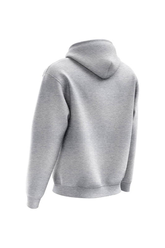 XAPE Classic Badge Logo V2 Zip Hoodie - Sports Grey