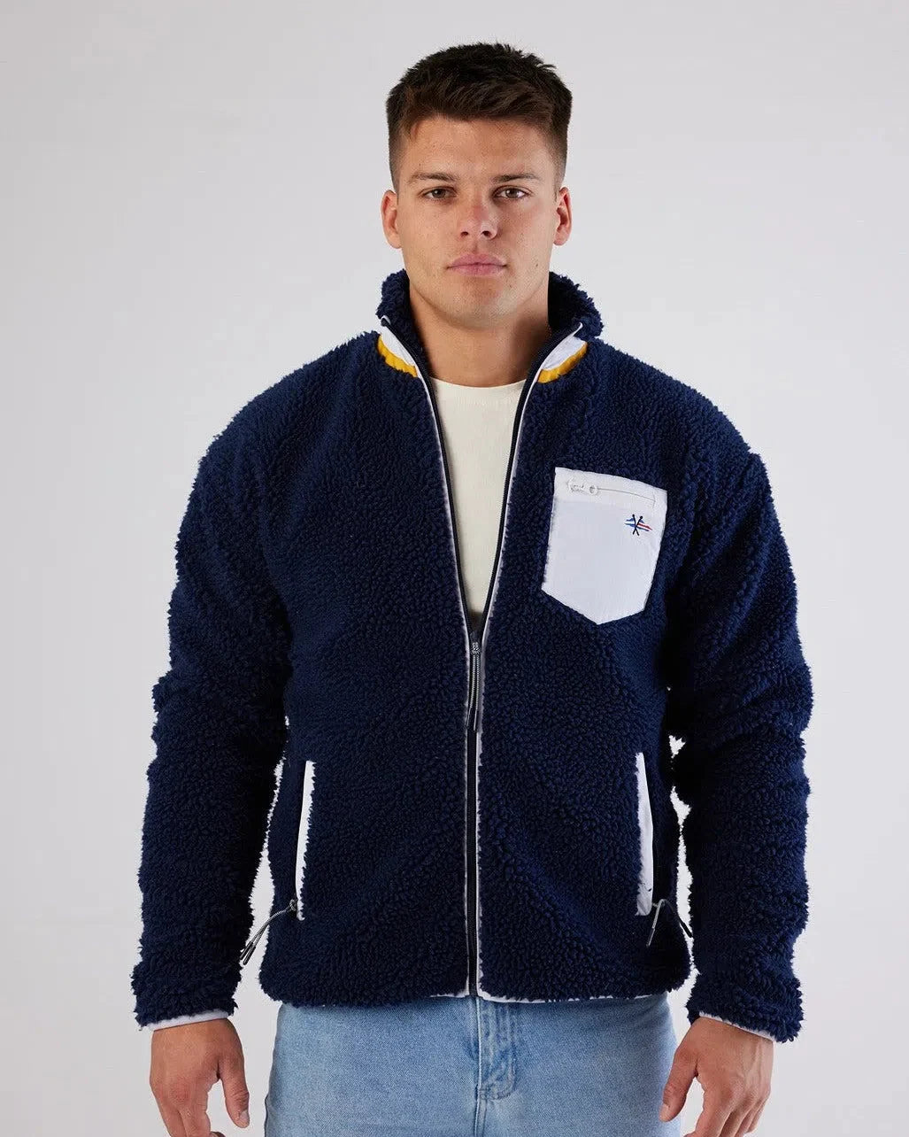Sherpa Fleece Dark Navy