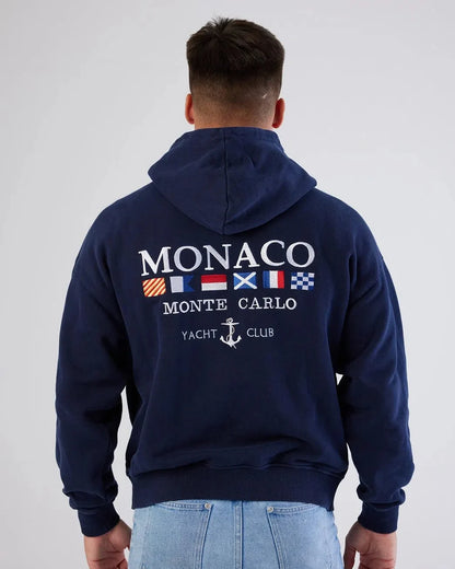 Monaco Heavyweight Hoodie Navy