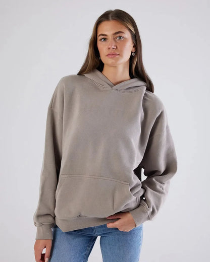 St Tropez Heavyweight Hoodie Beige