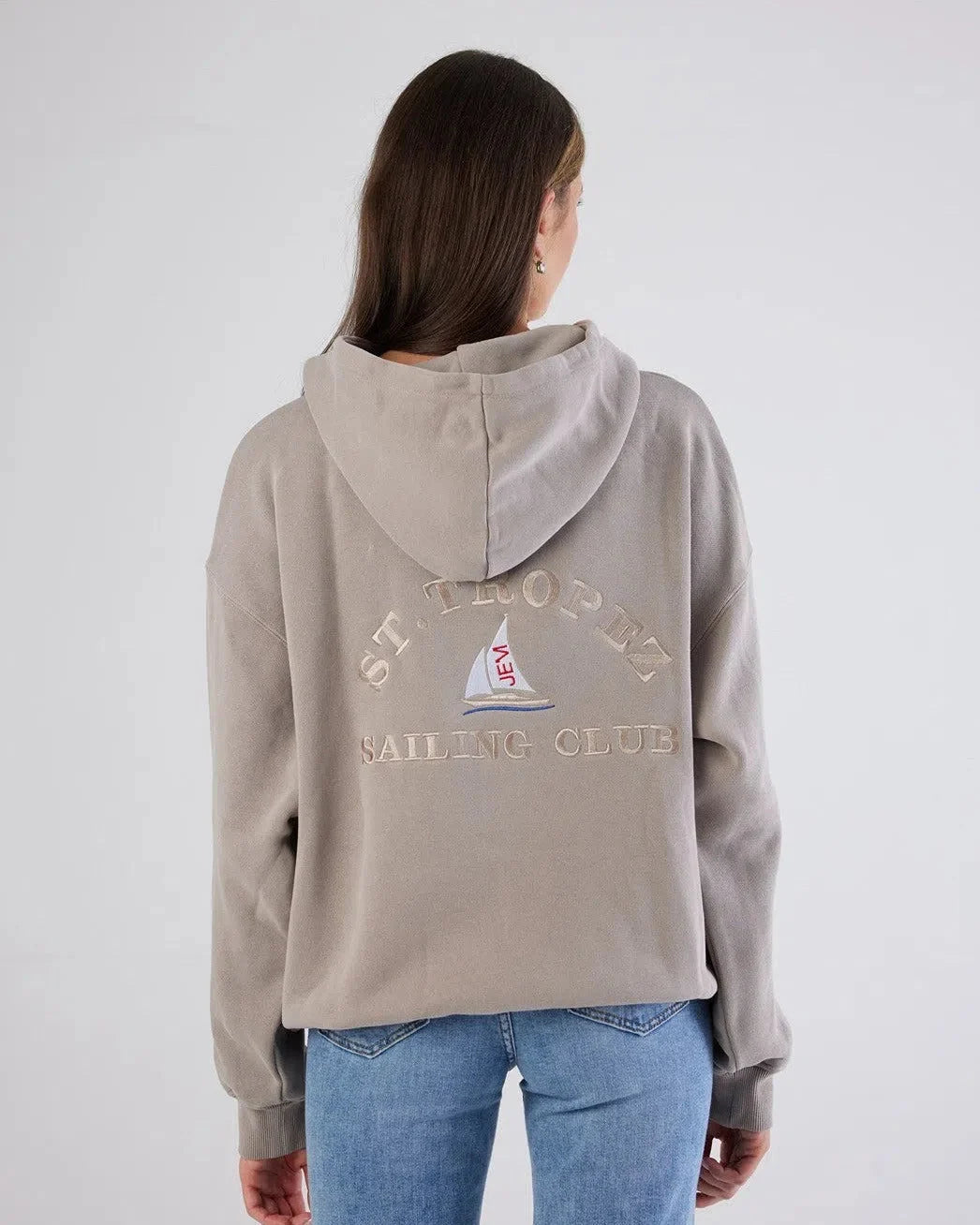 St Tropez Heavyweight Hoodie Beige