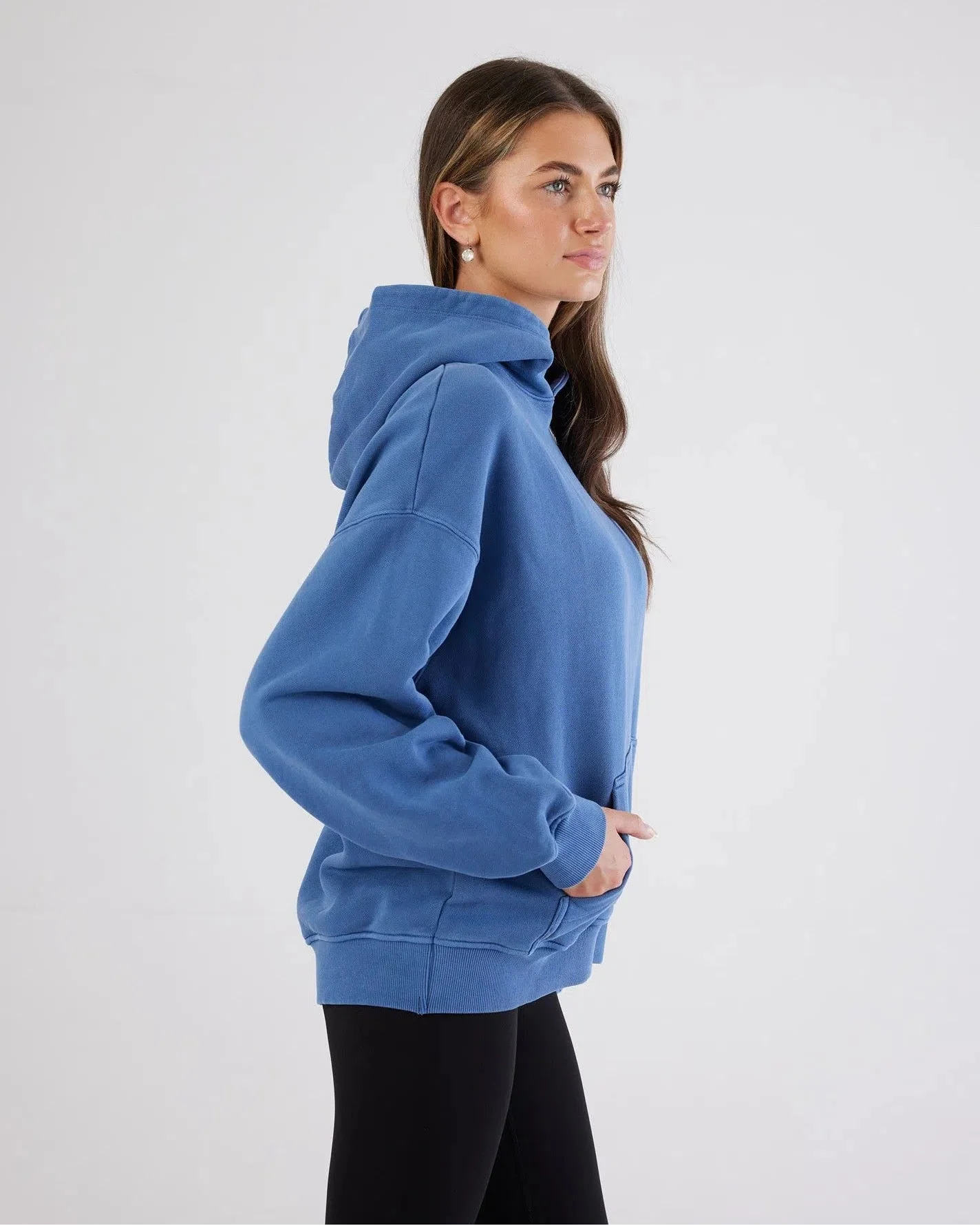 Antibes Heavyweight Hoodie Blue