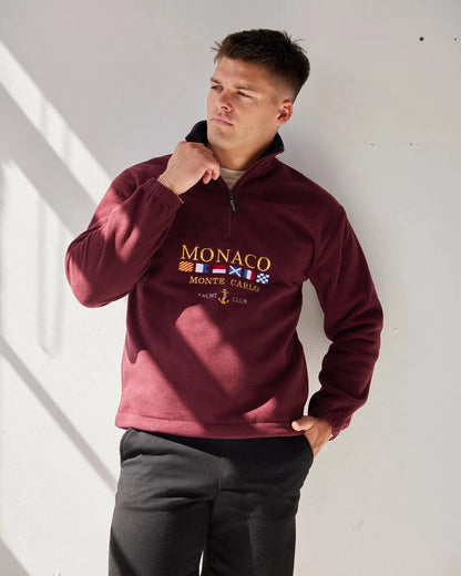 Monaco Fleece Burgundy