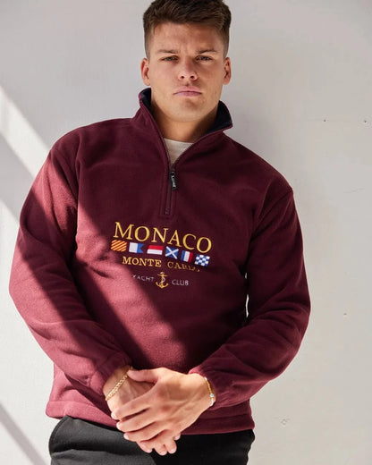Monaco Fleece Burgundy