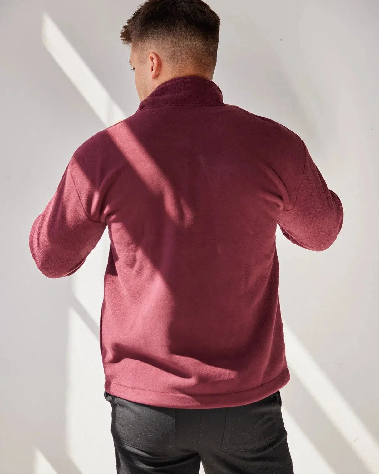 Monaco Fleece Burgundy