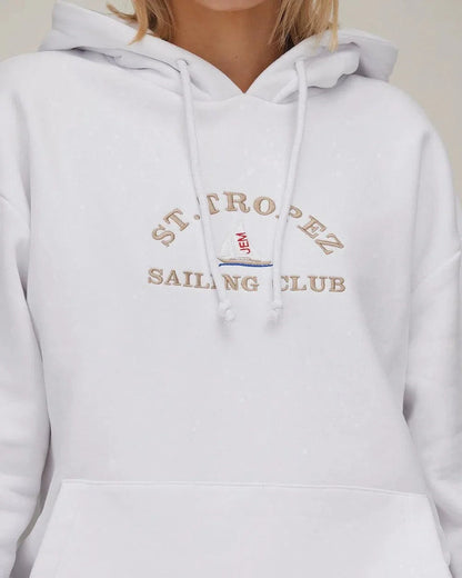 St Tropez Hoodie White