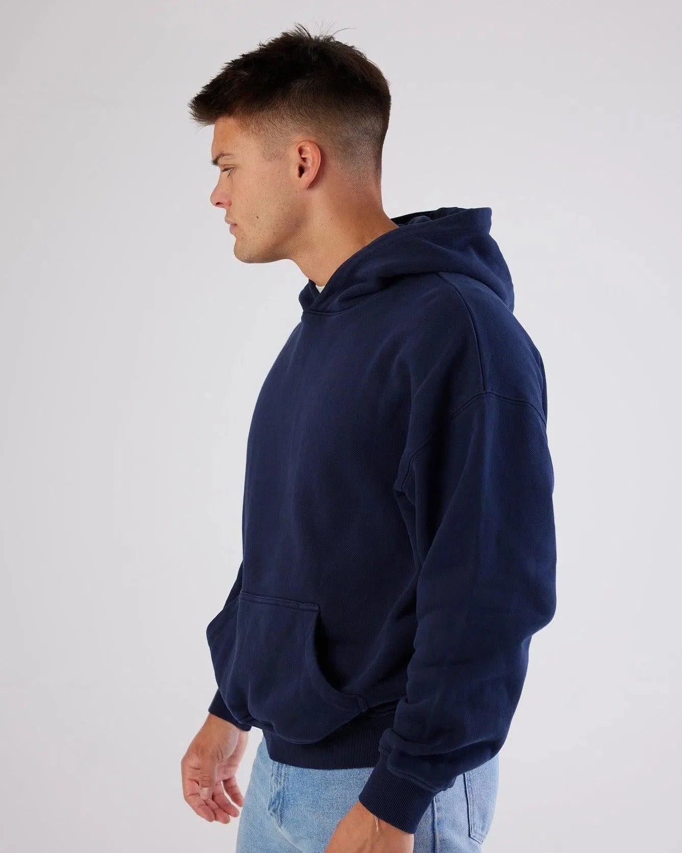 Antibes Heavyweight Hoodie Navy