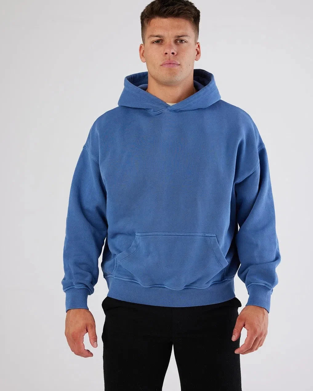 Monaco Heavyweight Hoodie Blue