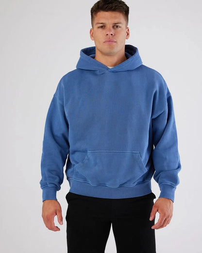 Monaco Heavyweight Hoodie Blue