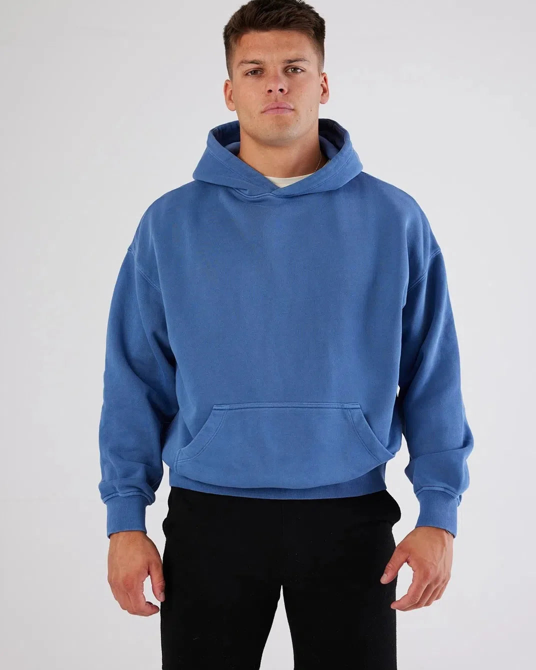 Positano Heavyweight Hoodie Blue